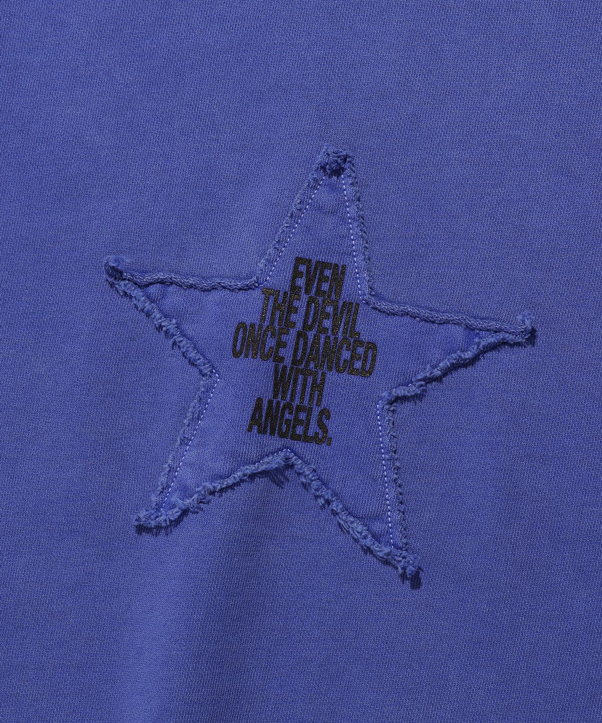 나이스고스트클럽(NICEGHOSTCLUB) STAR SLOGAN PIGMENT SWEATSHIRTS_PURPLE(NG2ESUM443A)