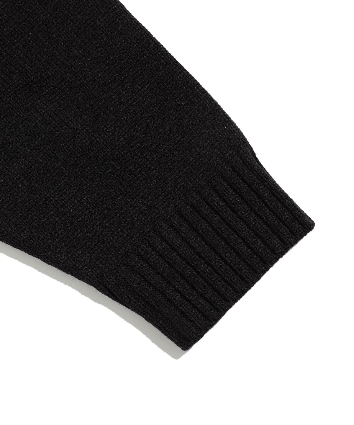 나이스고스트클럽(NICEGHOSTCLUB) MONSTER TEETH LOGO KNIT_BLACK(NG2ESUK600A)