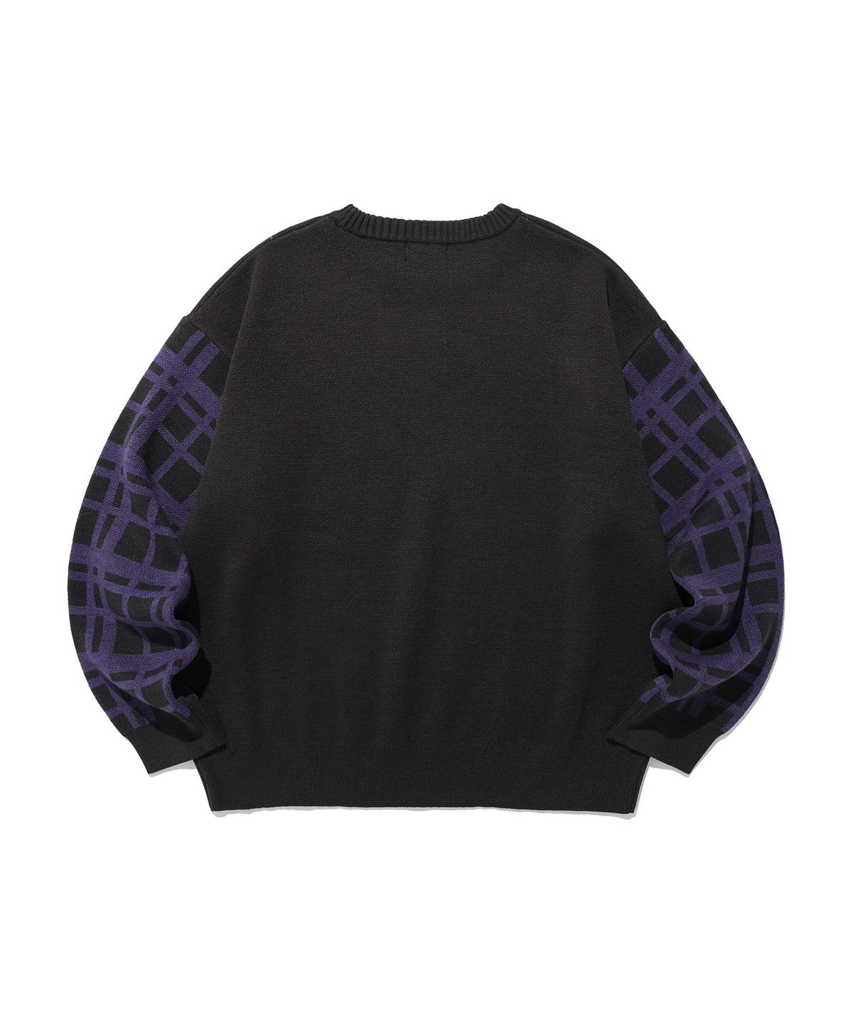 나이스고스트클럽(NICEGHOSTCLUB) CRAYON ANGEL&DEVIL KNIT_CHARCOAL(NG2ESUK602A)