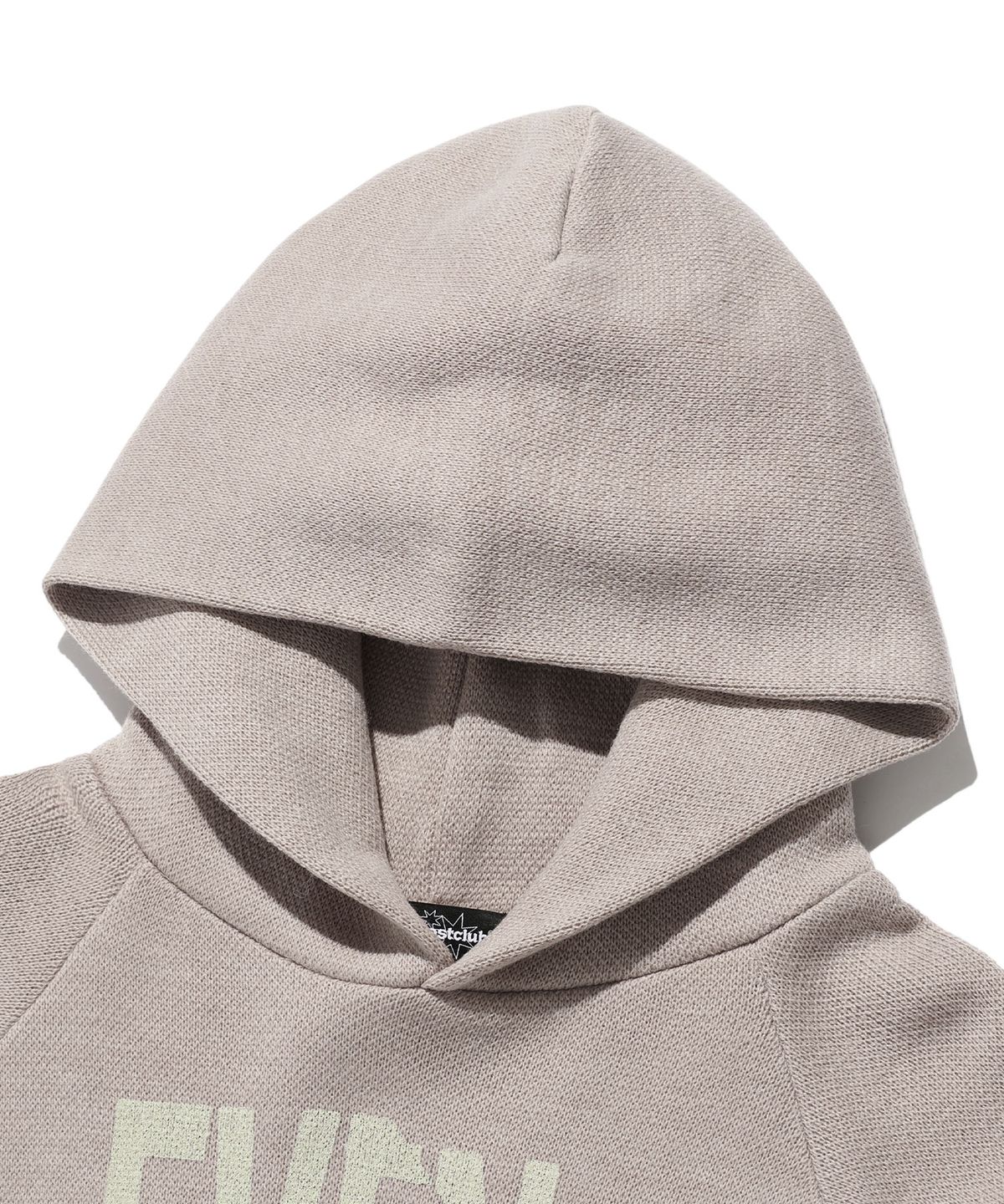 나이스고스트클럽(NICEGHOSTCLUB) EVEN THE DEVIL KNIT HOODIE_BEIGE(NG2ESUK610A)