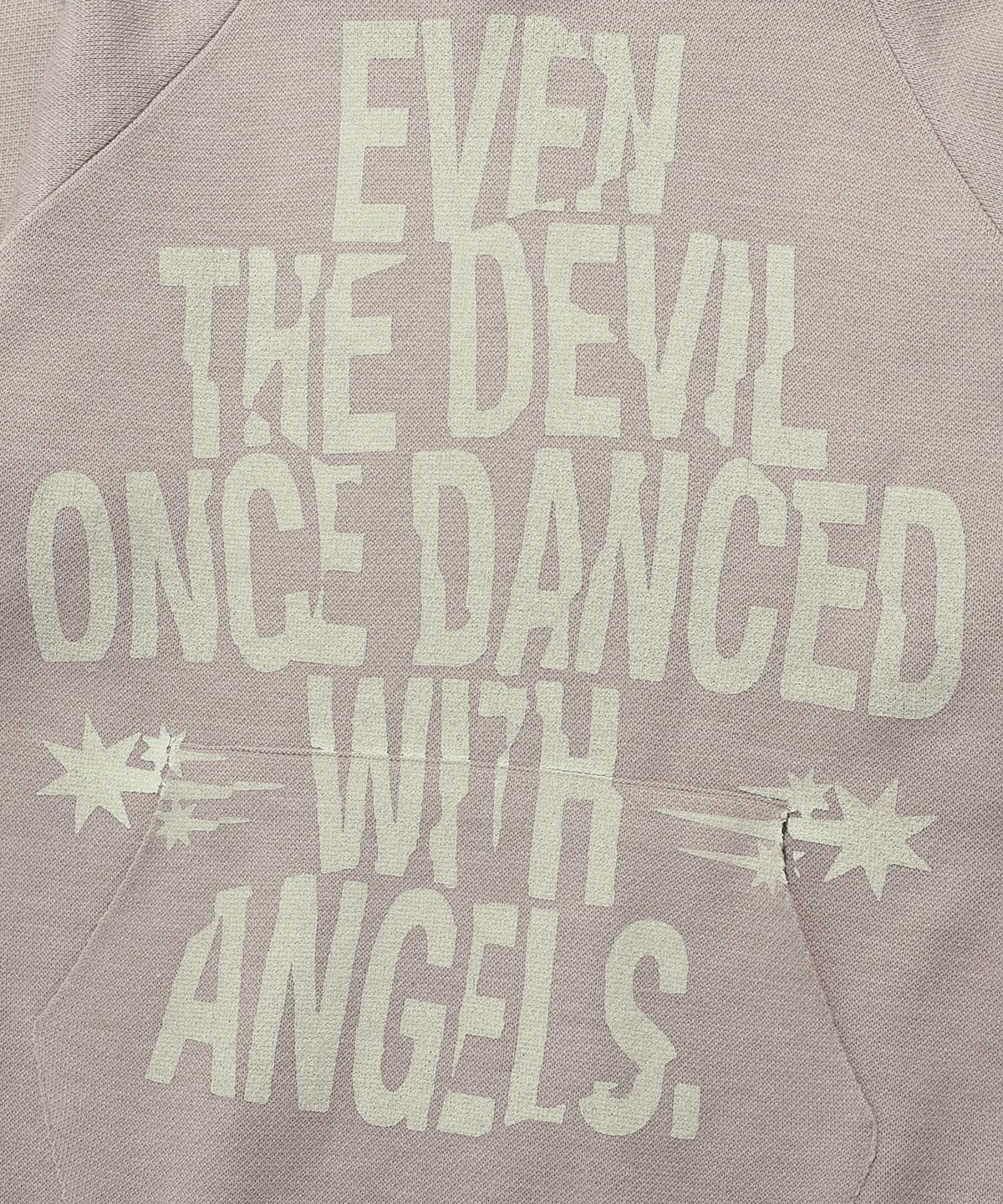 나이스고스트클럽(NICEGHOSTCLUB) EVEN THE DEVIL KNIT HOODIE_BEIGE(NG2ESUK610A)