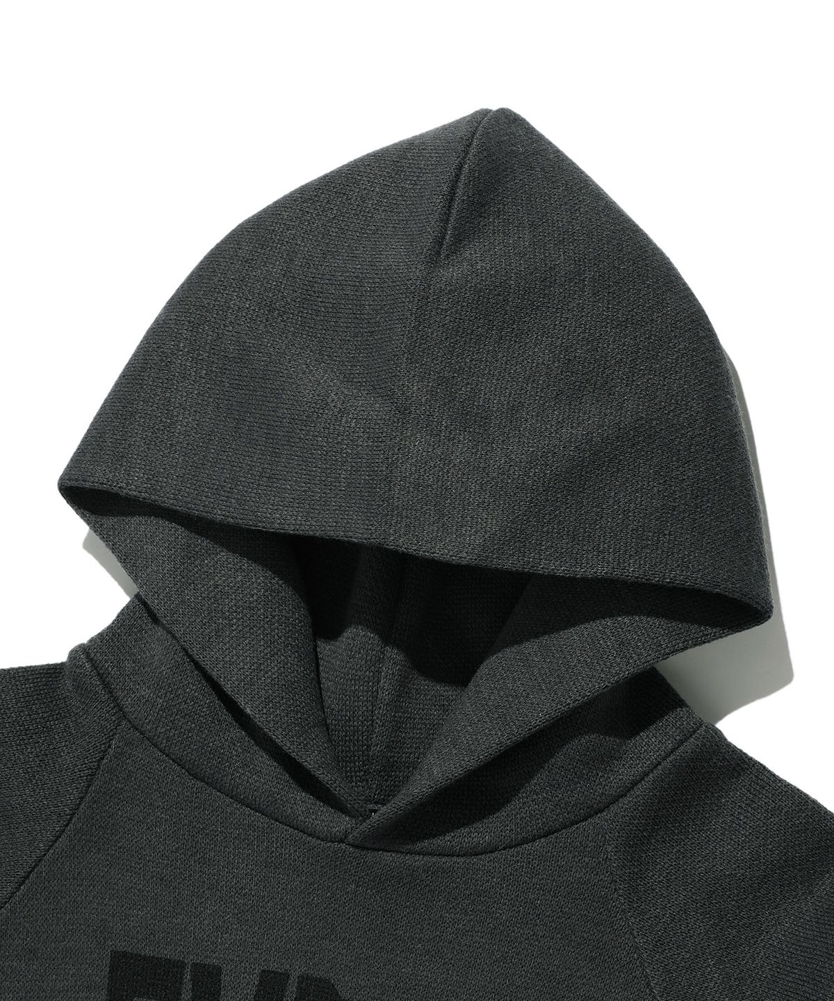 나이스고스트클럽(NICEGHOSTCLUB) EVEN THE DEVIL KNIT HOODIE_CHARCOAL(NG2ESUK610A)