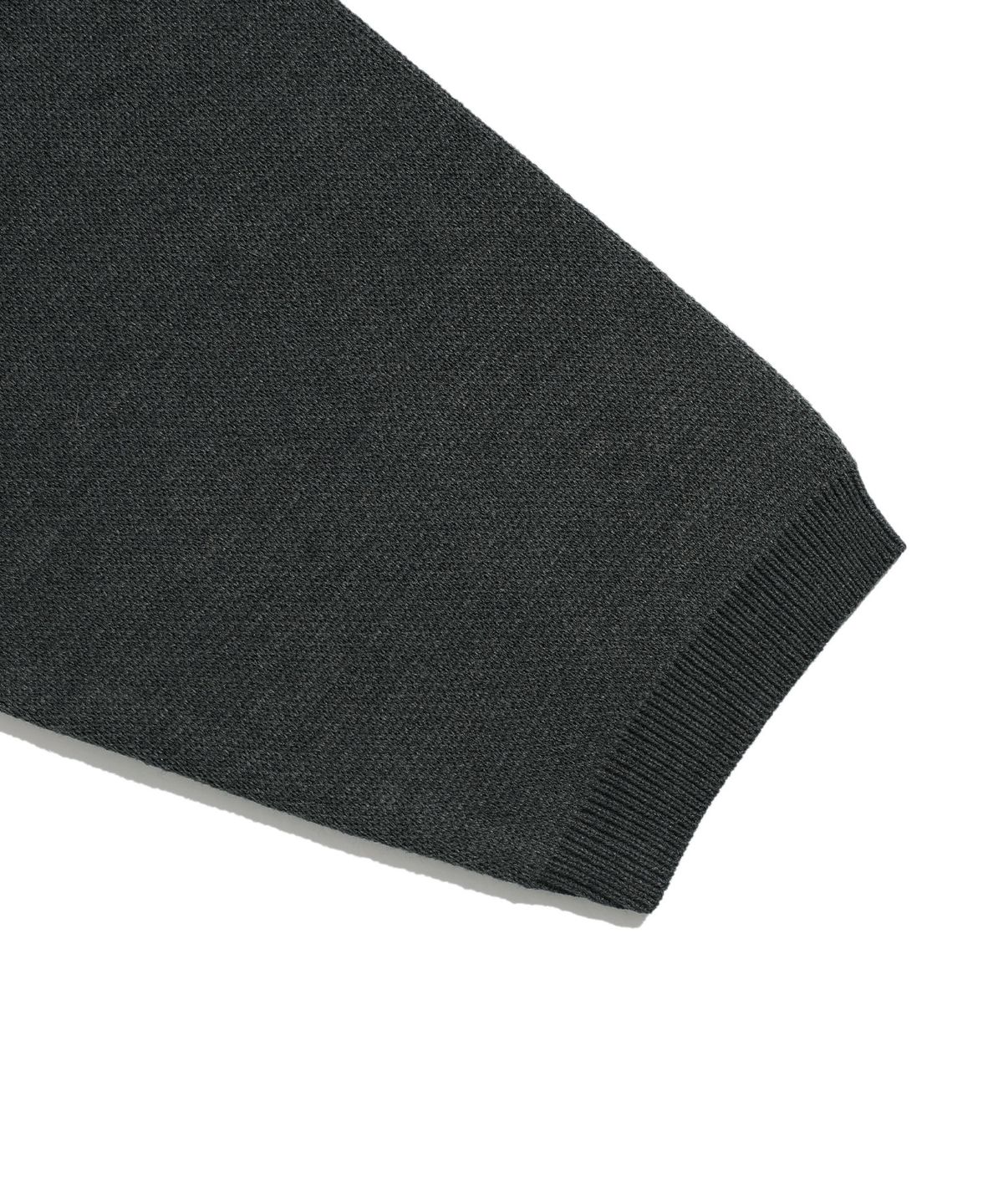 나이스고스트클럽(NICEGHOSTCLUB) EVEN THE DEVIL KNIT HOODIE_CHARCOAL(NG2ESUK610A)