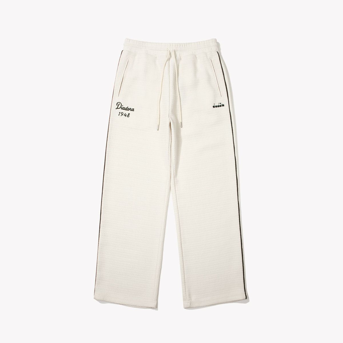 디아도라(diadora) 아티산 트위드 트랙팬츠 LIGHT IVORY