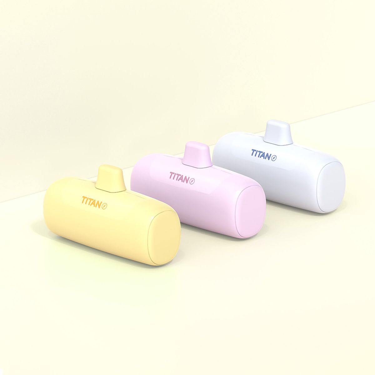 타이탄(TITAN) 일체형 도킹형 20W 고속충전 미니보조배터리 5000mAh