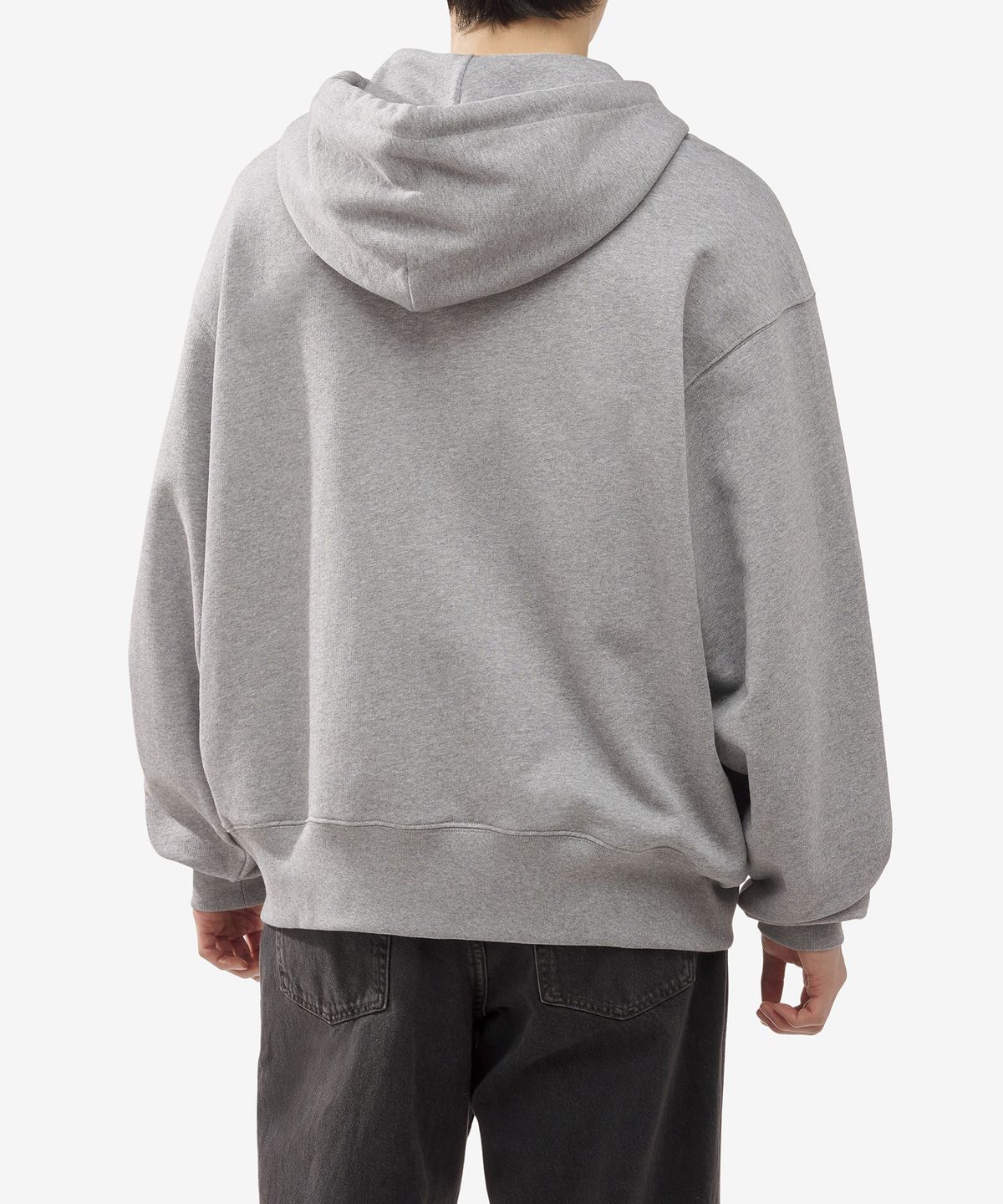 아크네 스튜디오(ACNE STUDIOS) 페이스 로고 후드 - 그레이 / CI0130X92