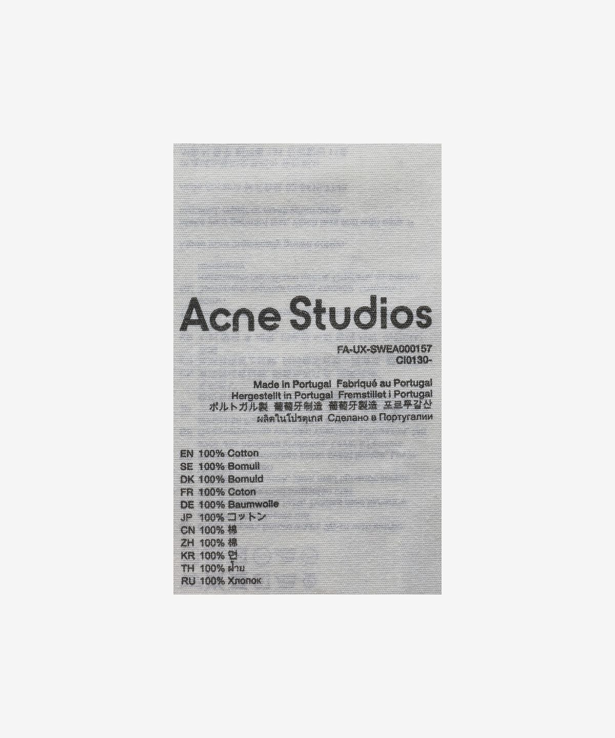 아크네 스튜디오(ACNE STUDIOS) 페이스 로고 후드 - 그레이 / CI0130X92