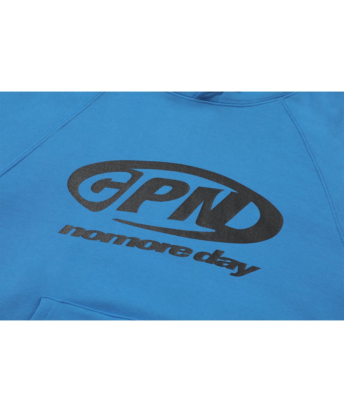 꼼파뇨(CPGN STUDIO) OVAL C LOGO 레글런 후드티 블루