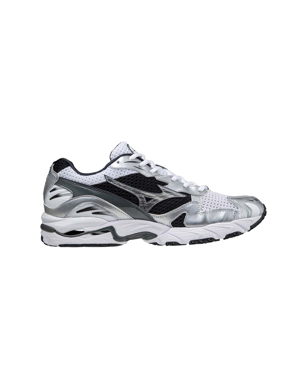 미즈노(MIZUNO) (공용) 웨이브 라이더 10 - 화이트:실버:블랙 / D1GA210405