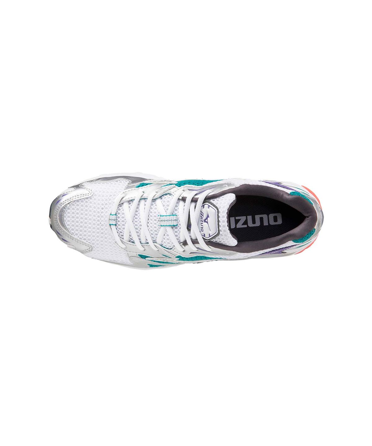 미즈노(MIZUNO) (공용) 웨이브 라이더 10 - 화이트:실버:틸 블루 / D1GA210407