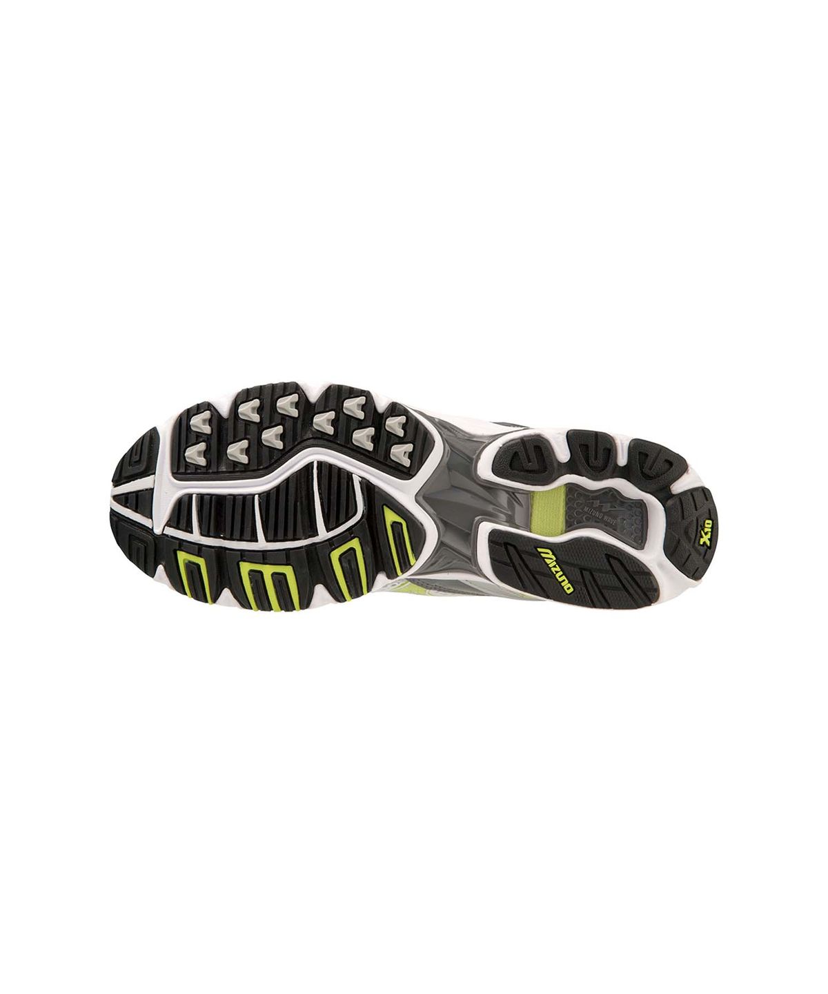 미즈노(MIZUNO) (공용) 웨이브 라이더 10 - 화이트:써니 라임:실버 / D1GA210411