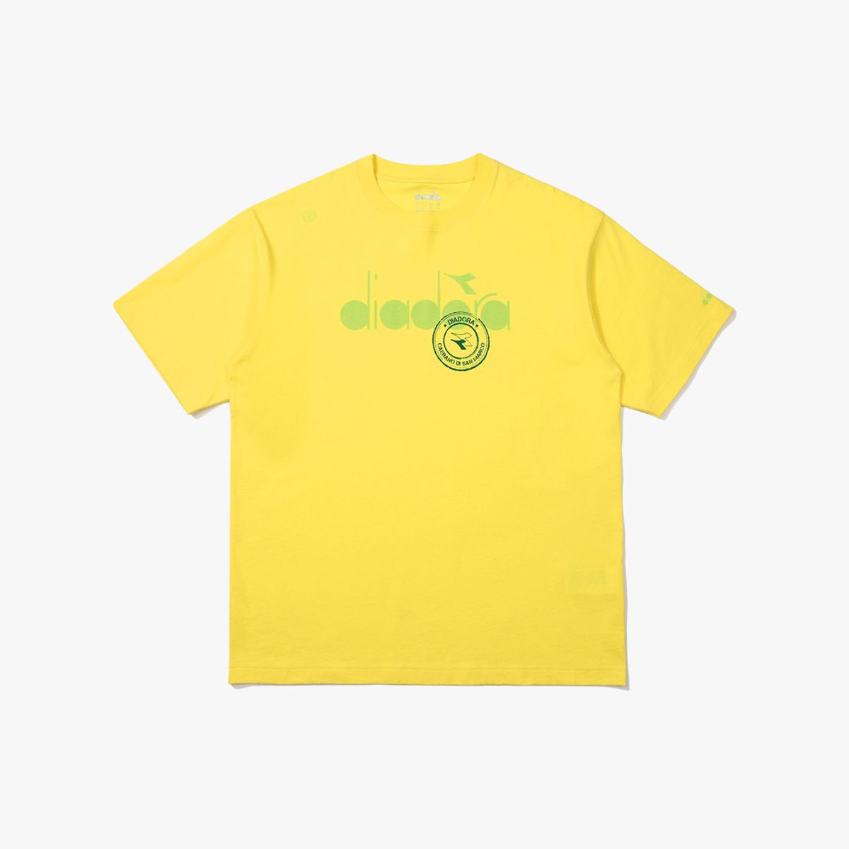 디아도라(diadora) 컴피 반팔티셔츠 YELLOW