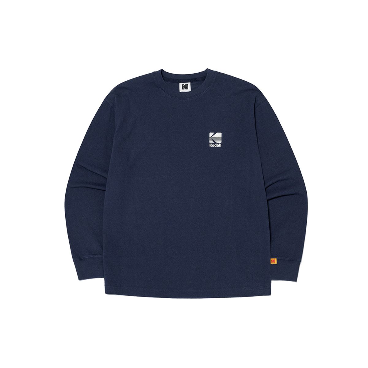 코닥(KODAK) 에센셜 빅로고 긴팔티셔츠 NAVY
