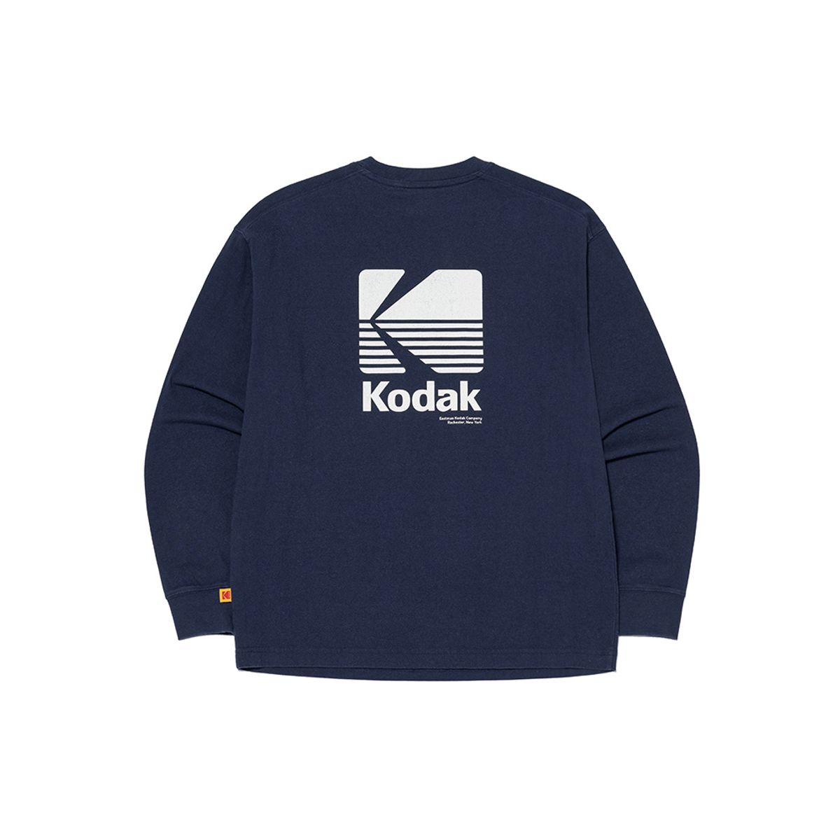 코닥(KODAK) 에센셜 빅로고 긴팔티셔츠 NAVY