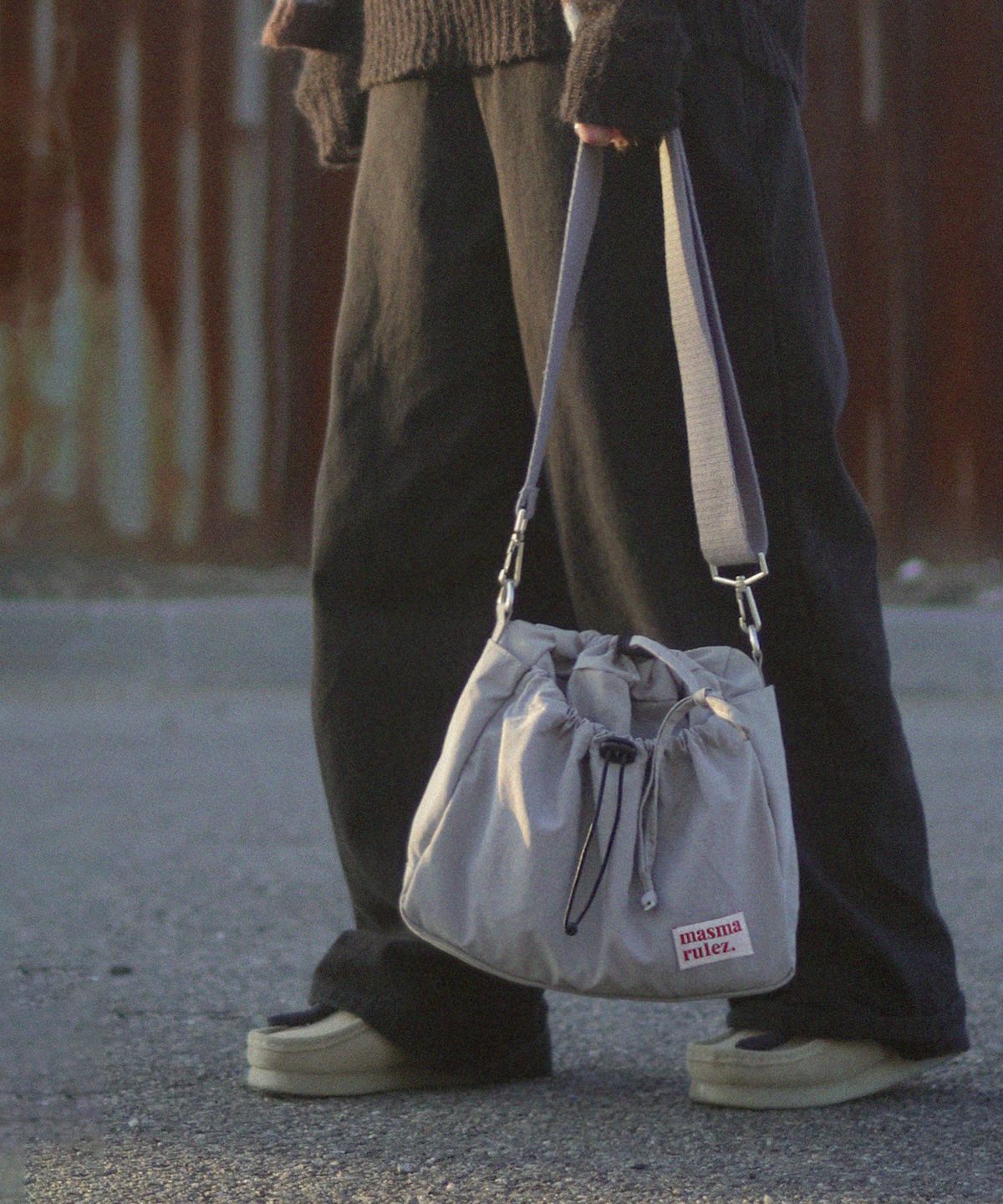 마스마룰즈(MASMARULEZ) 8 pocket cross bag_Gray
