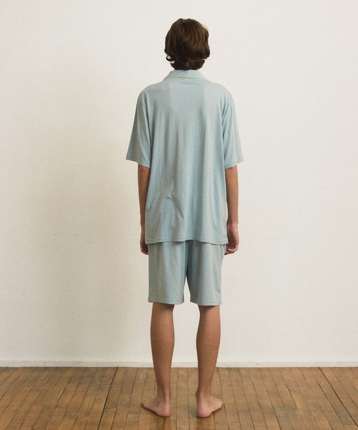 조스라운지(JO'S LOUNGE) [모달] (m) Essential Mint Grey Short Pajama Set