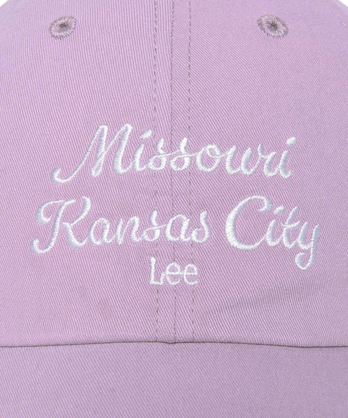 리(LEE) 레터링 볼캡 라벤더