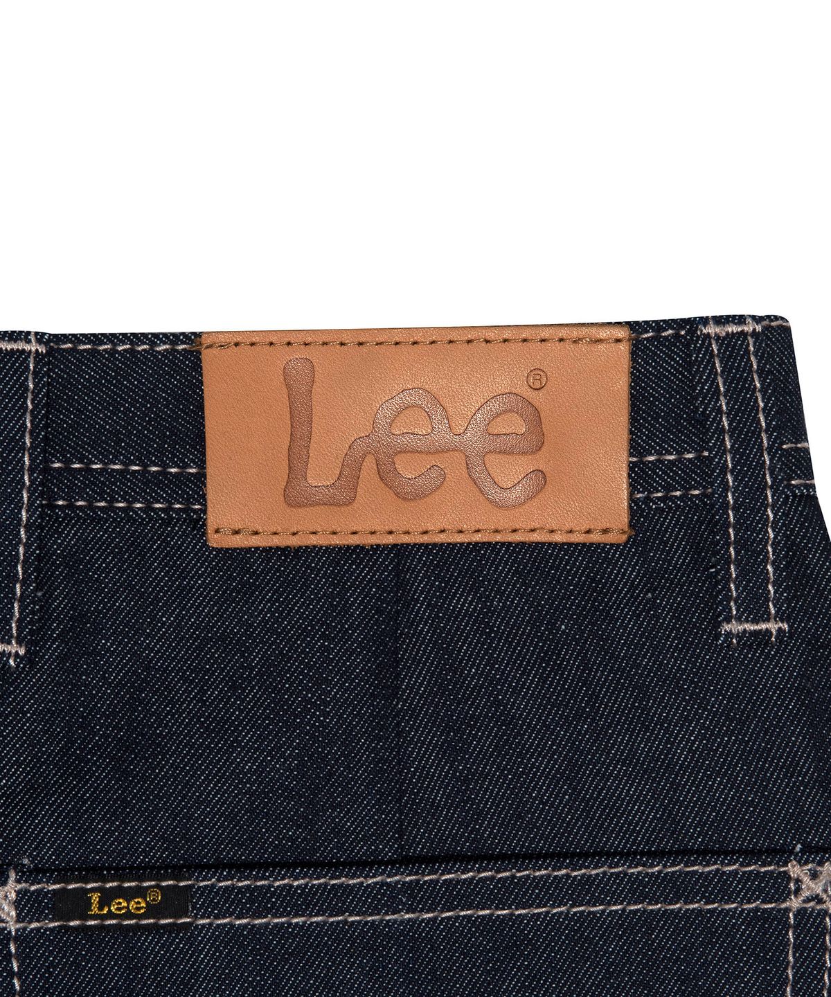 리(LEE) 우먼 데님 미니 스커트 인디고 로우