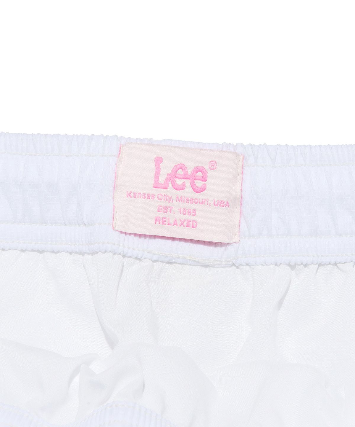 리(LEE) 우먼 스트링 카고 미디 스커트 아이보리
