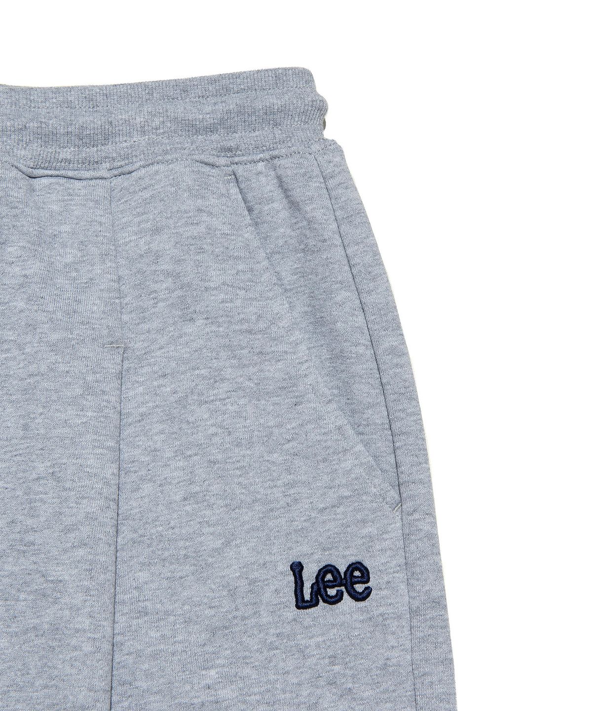 리(LEE) 스웻 원 턱 와이드 팬츠 그레이