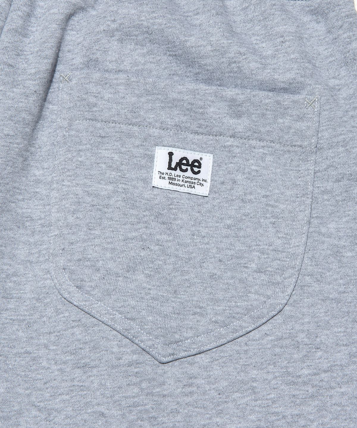 리(LEE) 스웻 원 턱 와이드 팬츠 그레이