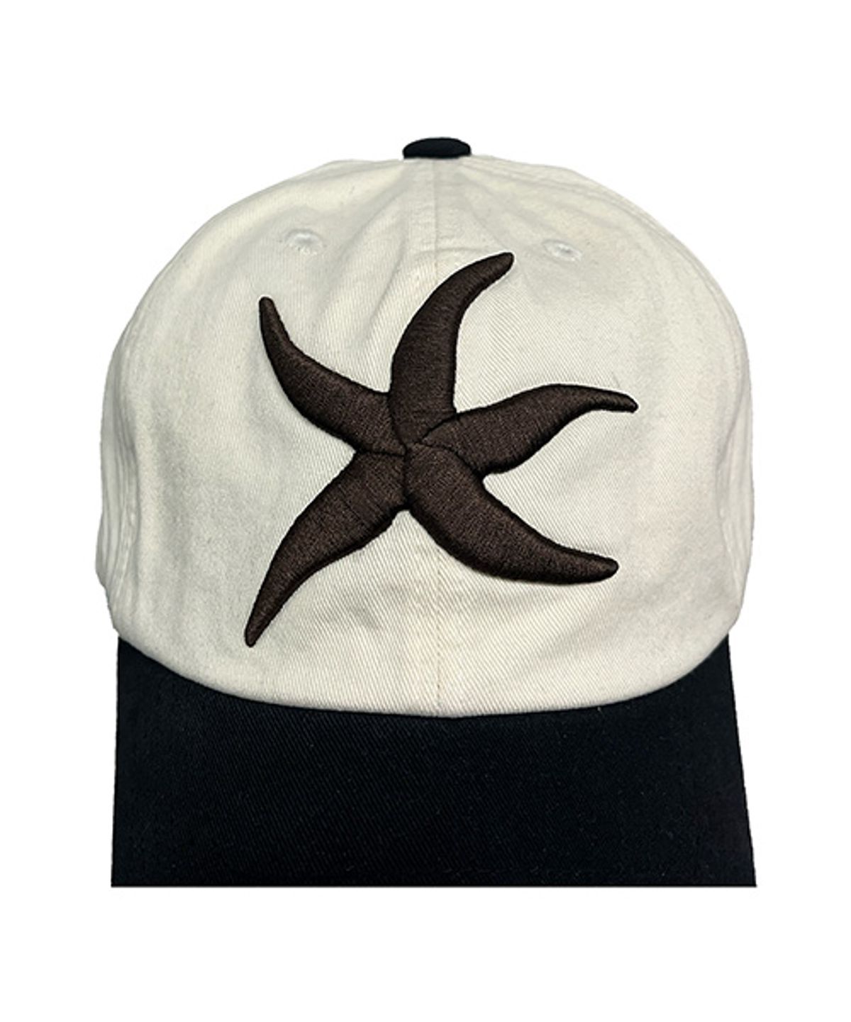 더콜디스트모먼트(THE COLDEST MOMENT) TCM starfish classic cap (ivory/black)