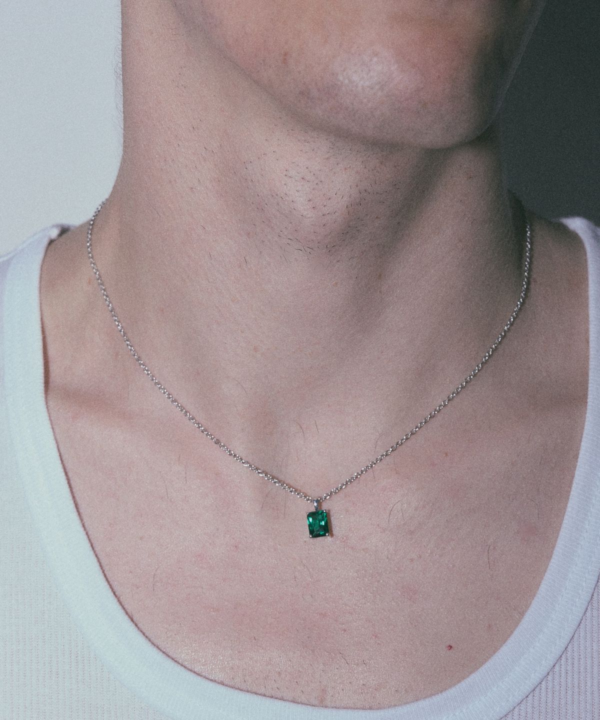 에이지47(AG47) i need. Necklace-06 Green Stone Basic