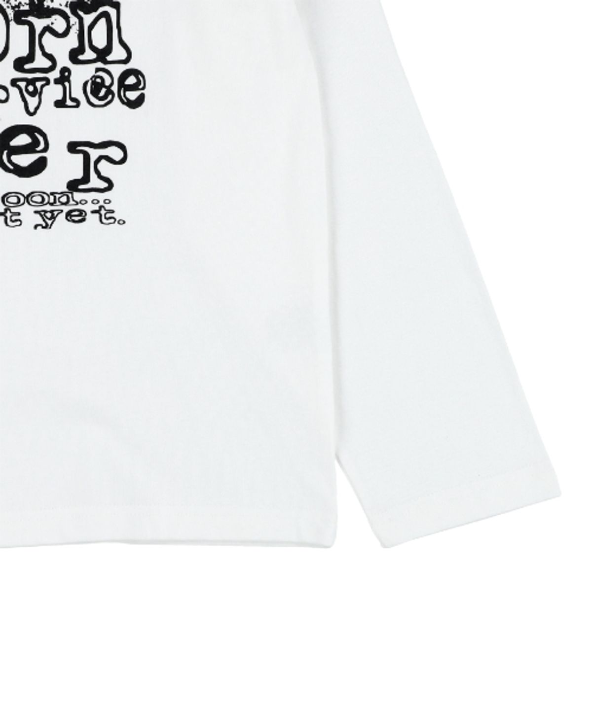 더콜디스트모먼트(THECOLDESTMOMENT) TCM unicorn long sleeve (white/ivory)