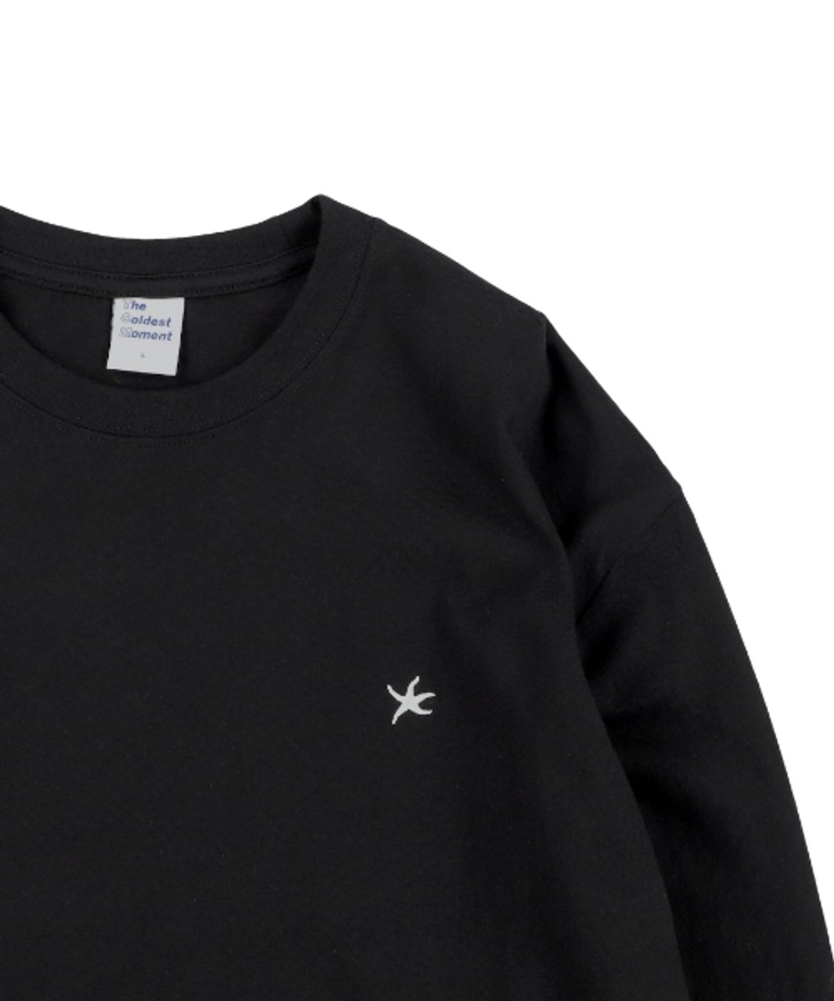 더콜디스트모먼트(THECOLDESTMOMENT) TCM starfish mini logo long sleeve (black)