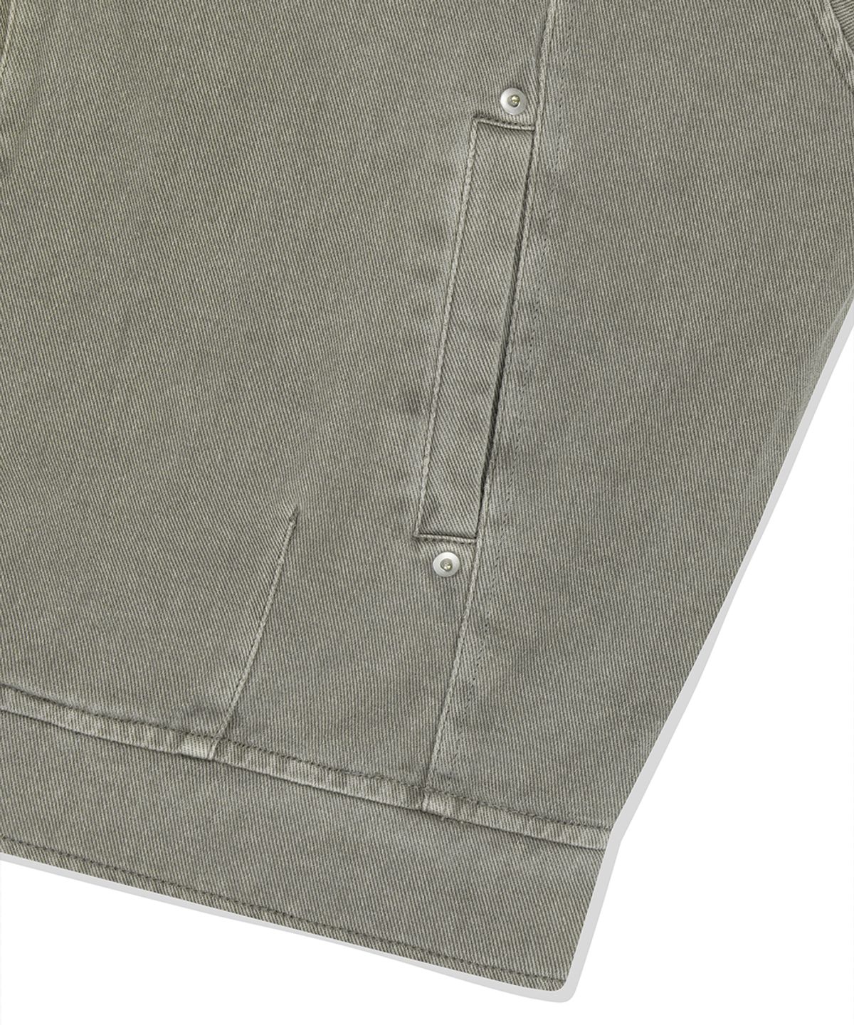 마하그리드(MAHAGRID) OVERDYED BIKER JACKET KHAKI(MG2ESMJ241A)