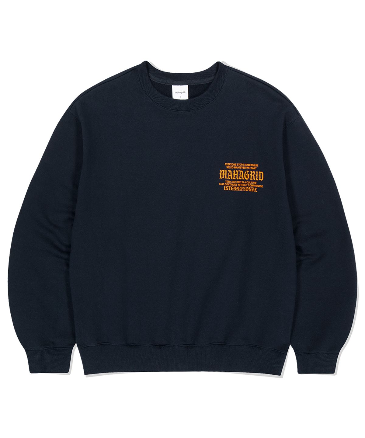 마하그리드(MAHAGRID) INTERNATIONAL SWEATSHIRT NAVY(MG2ESMM452A)