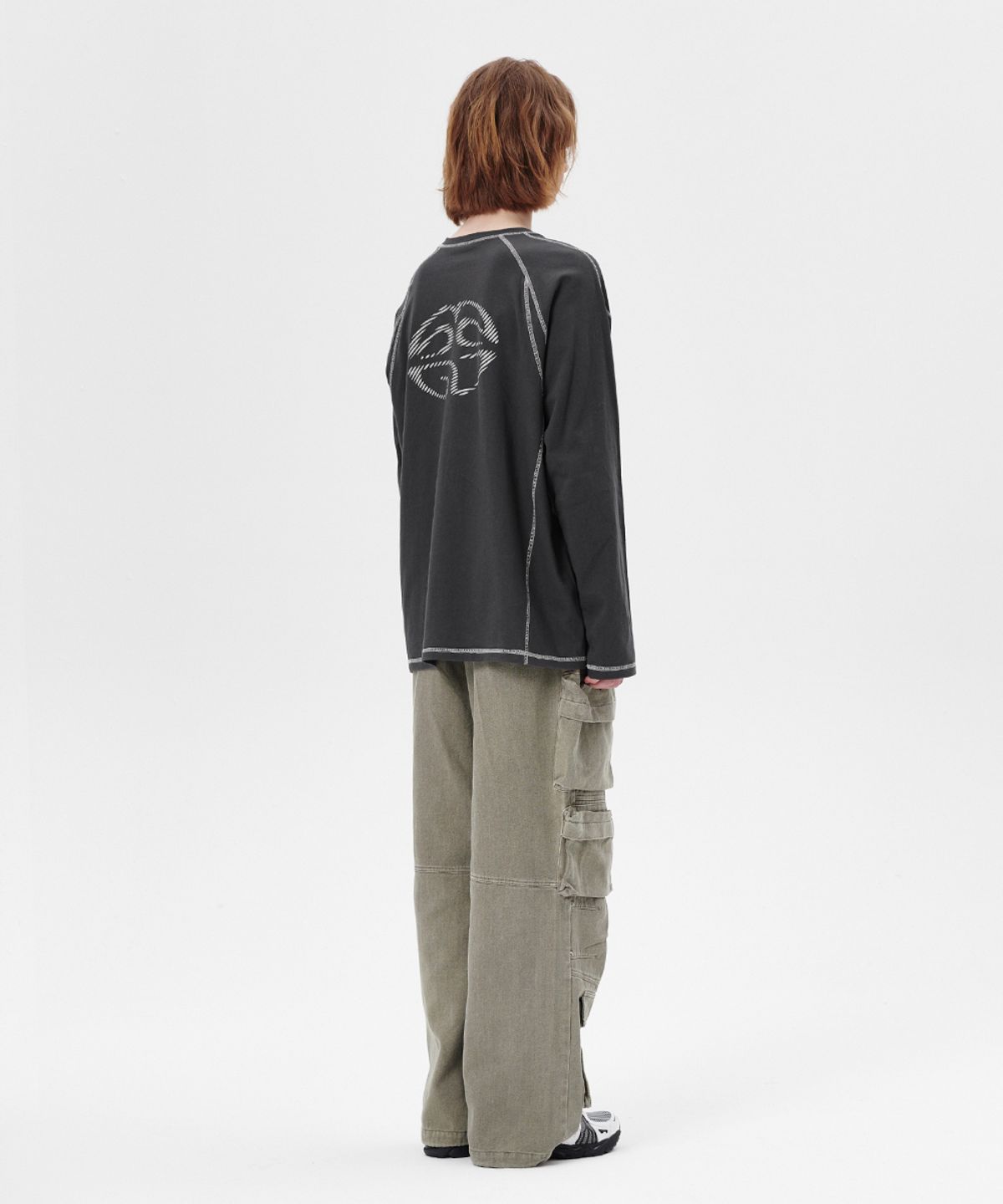마하그리드(MAHAGRID) OVERDYED UTILITY PANT KHAKI(MG2ESMD110A)