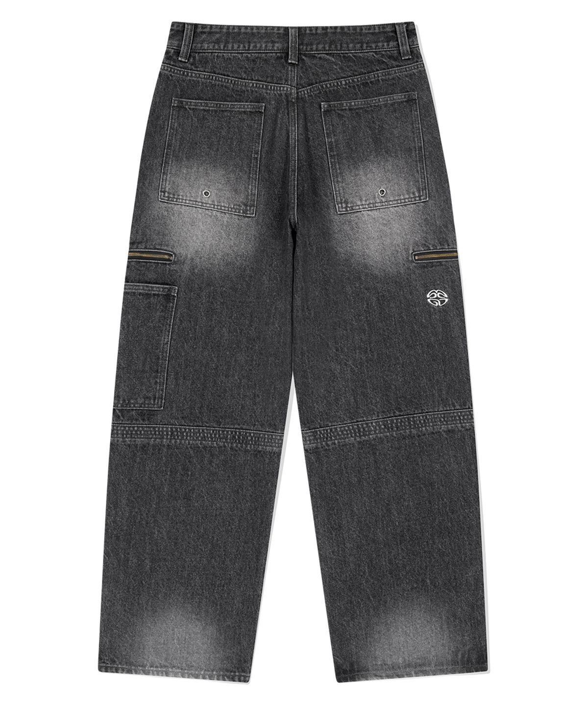 마하그리드(MAHAGRID) FATIGUE ZIP DENIM PANT BLACK(MG2ESMD111A)