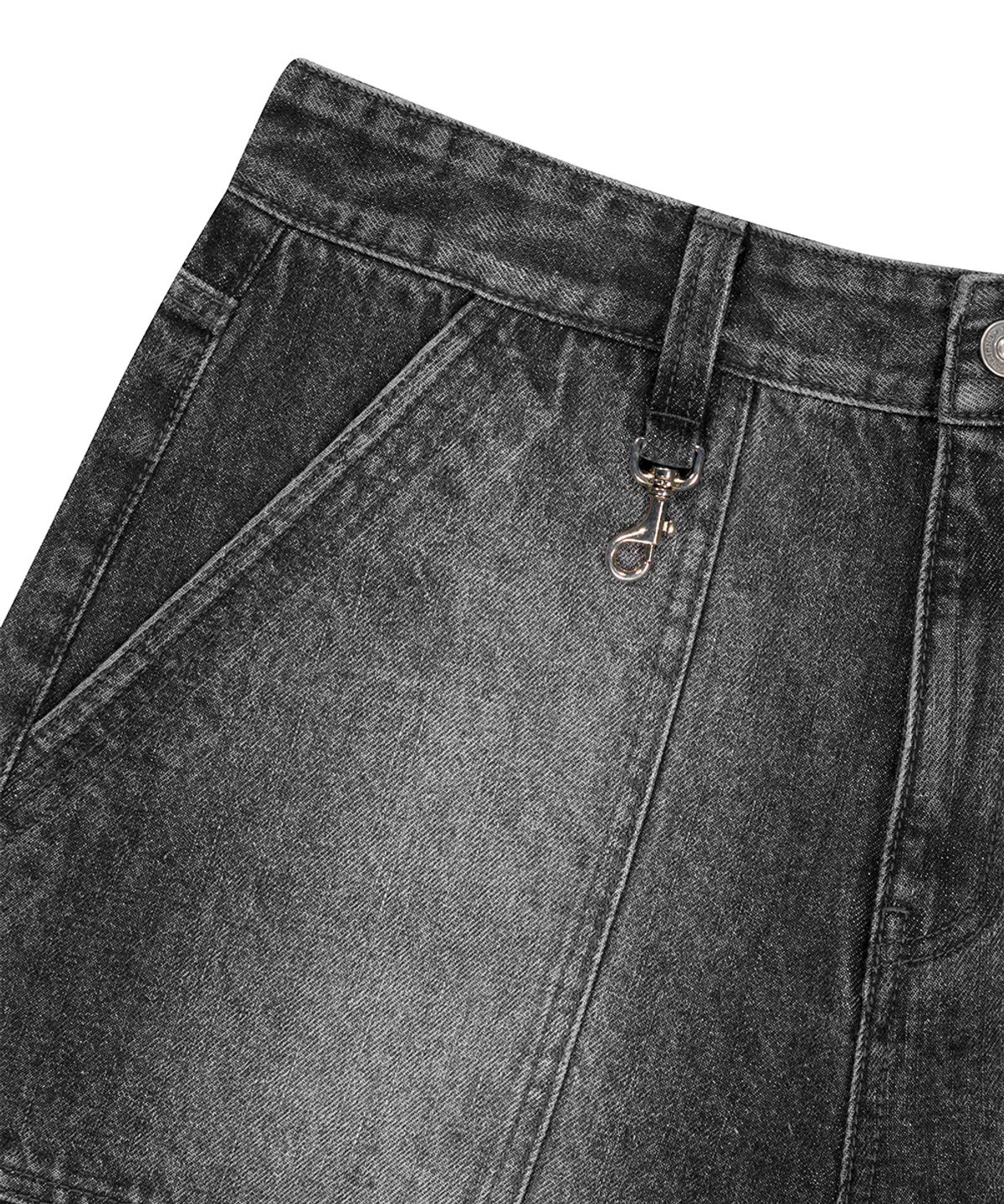 마하그리드(MAHAGRID) FATIGUE ZIP DENIM PANT BLACK(MG2ESMD111A)