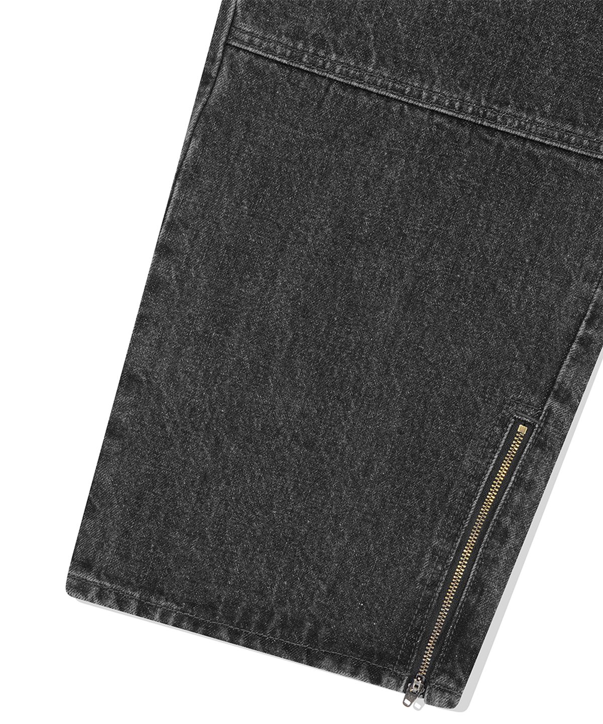 마하그리드(MAHAGRID) FATIGUE ZIP DENIM PANT BLACK(MG2ESMD111A)