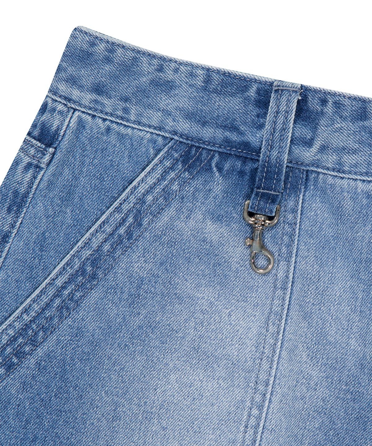 마하그리드(MAHAGRID) FATIGUE ZIP DENIM PANT BLUE(MG2ESMD111A)