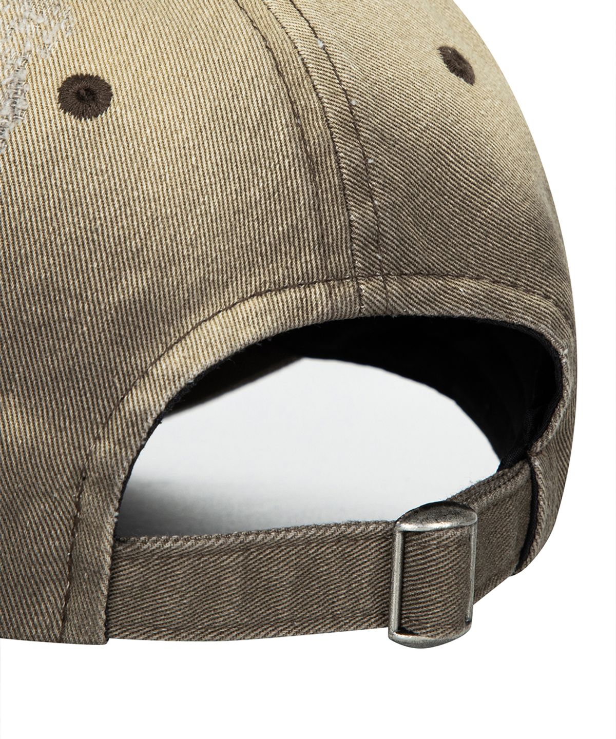마하그리드(MAHAGRID) WASHED METAL LOGO BALL CAP BROWN(MG2ESMAB38A)