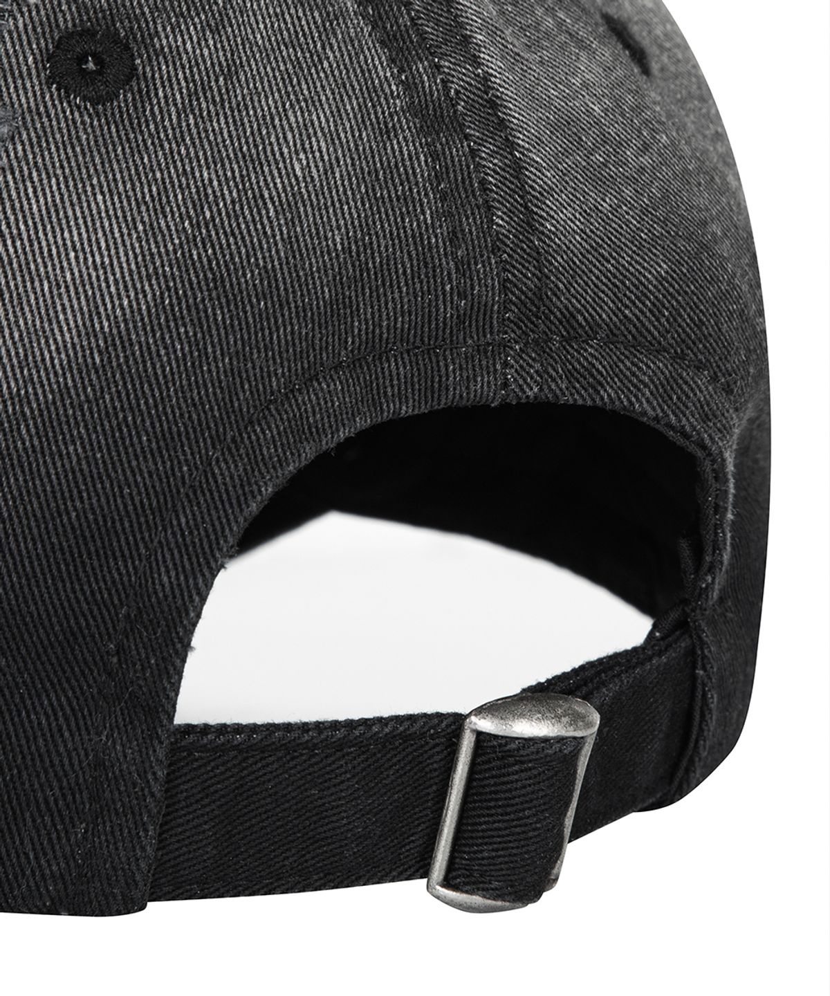 마하그리드(MAHAGRID) WASHED METAL LOGO BALL CAP BLACK(MG2ESMAB38A)