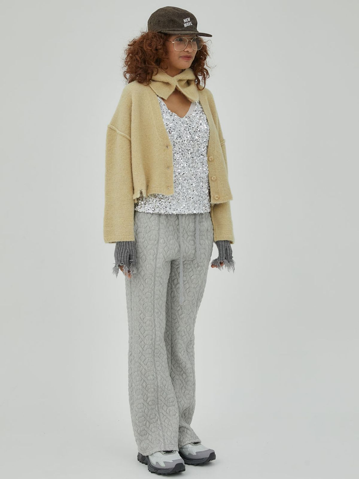 애프터홈파티(AFTER HOME PARTY) gianna cardigan set