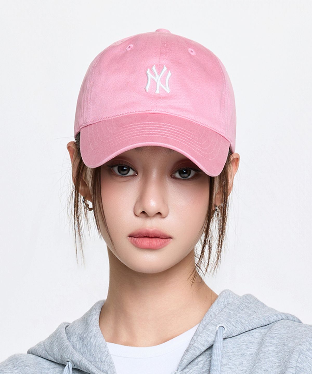 엠엘비(MLB) 루키 언스트럭쳐 볼캡 NY (Pink)
