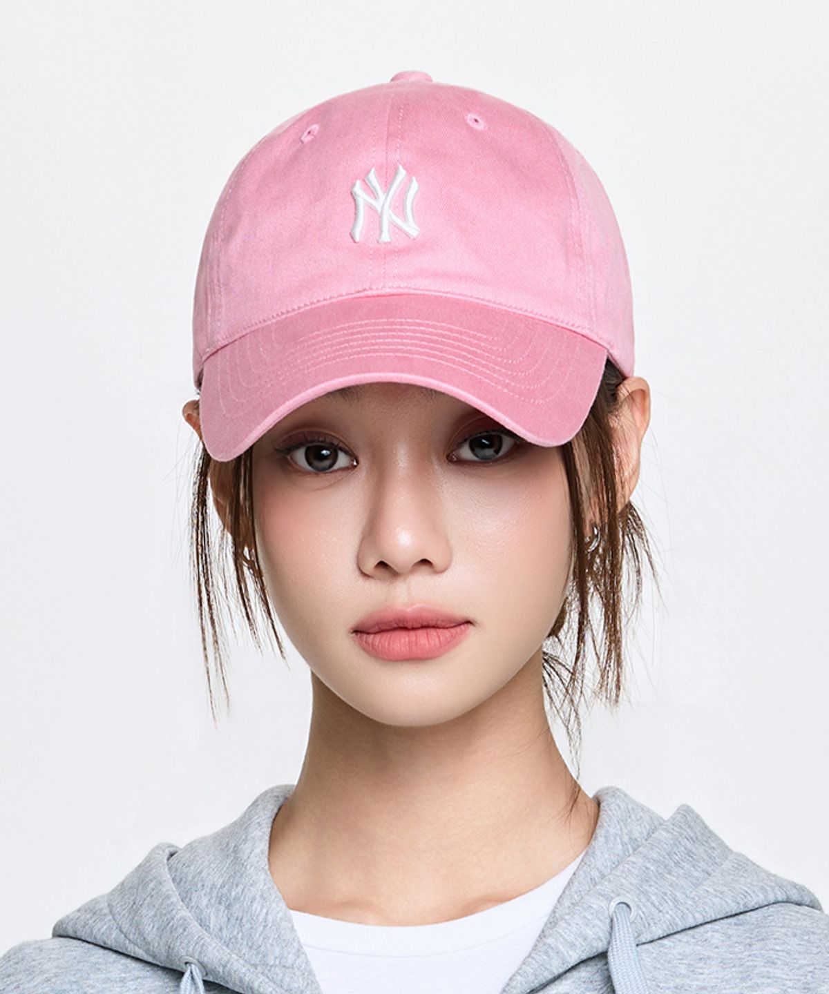 엠엘비(MLB) 루키 언스트럭쳐 볼캡 NY (Pink)