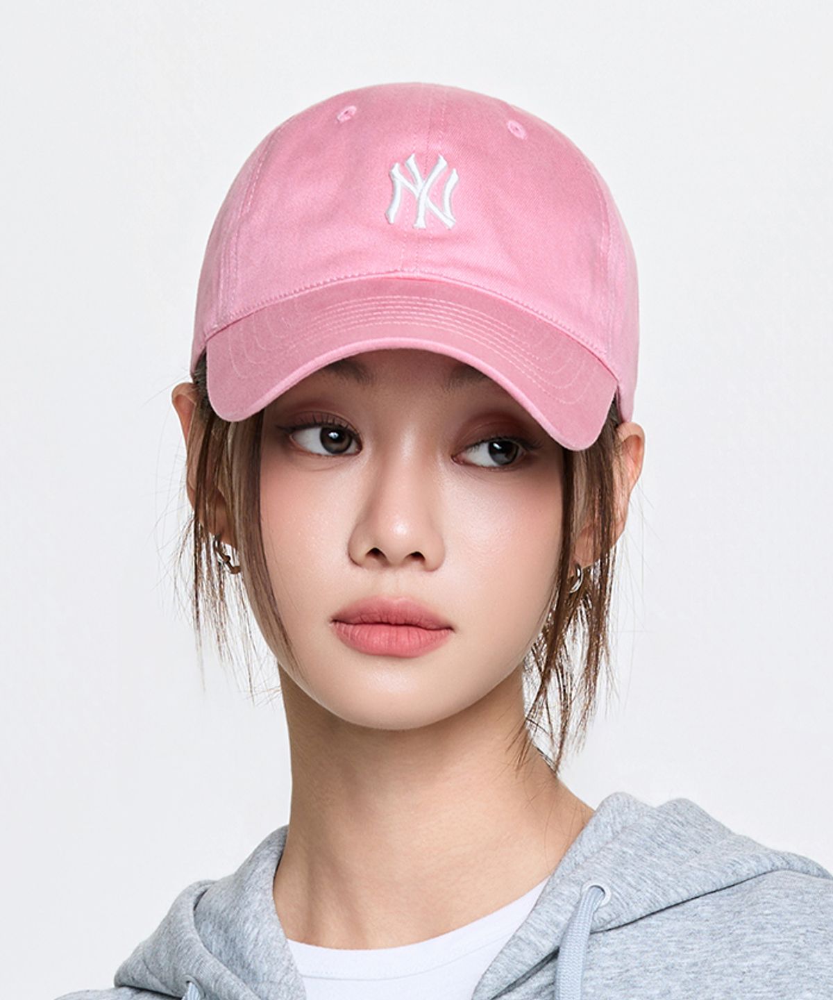 엠엘비(MLB) 루키 언스트럭쳐 볼캡 NY (Pink)