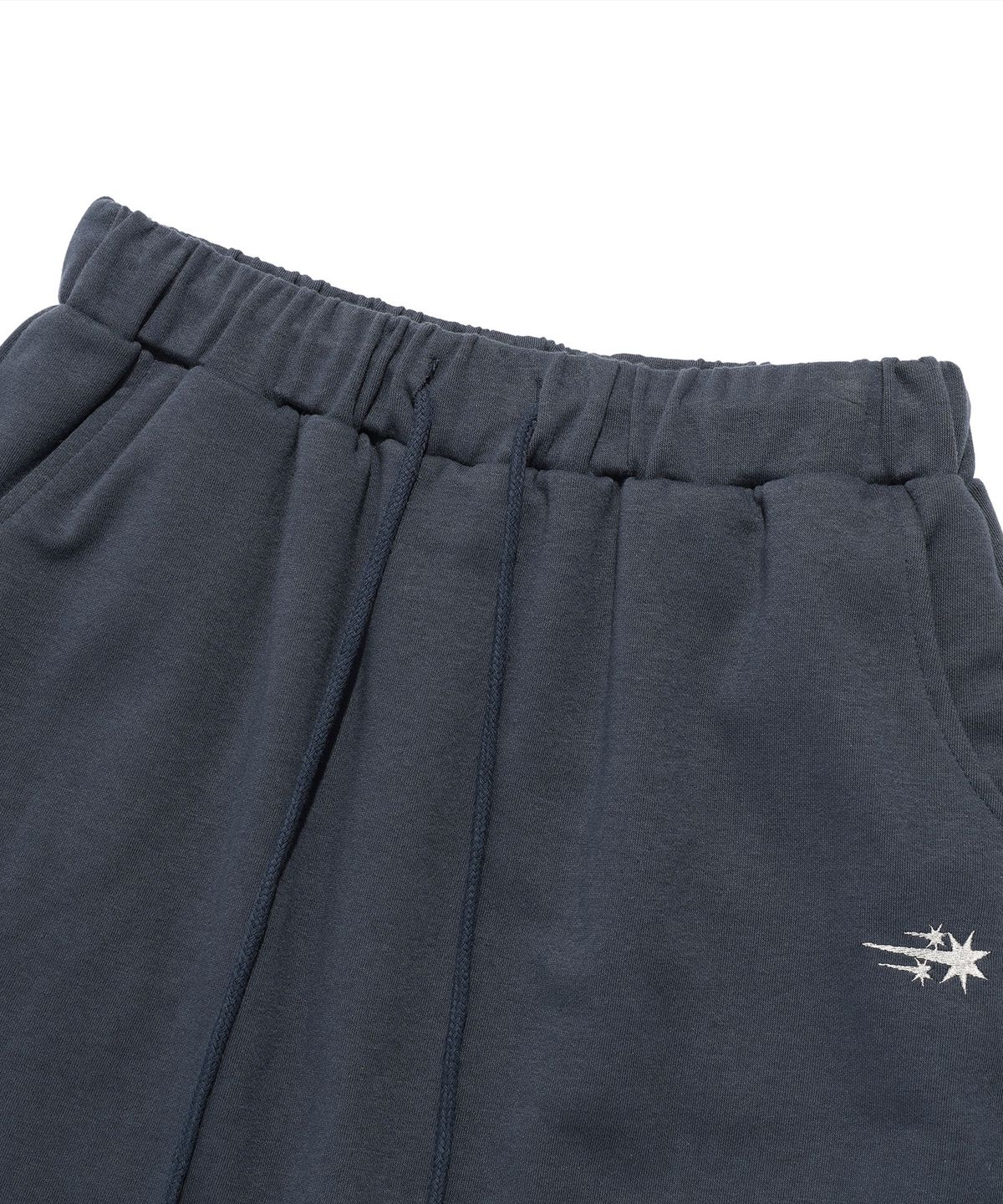 나이스고스트클럽(NICEGHOSTCLUB) LOGO SWEAT LAYERED PANTS_NAVY(NG2DFUPA91A)