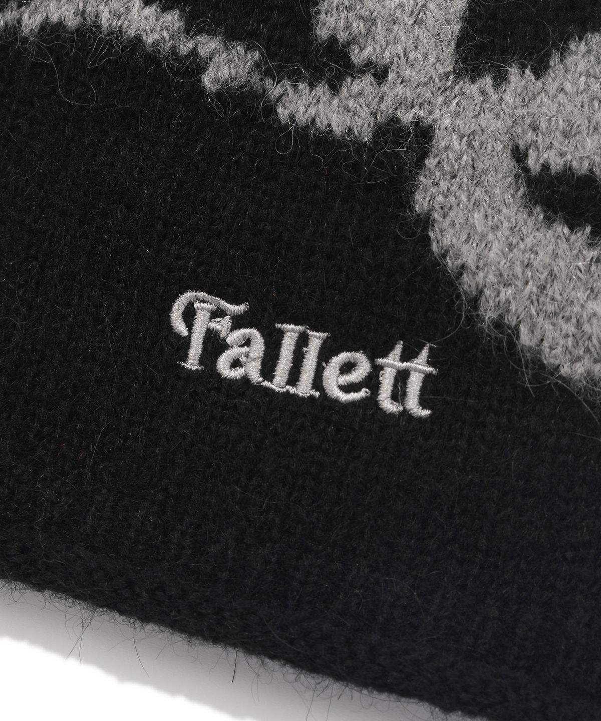 팔렛(FALLETT) 리본 비니 블랙