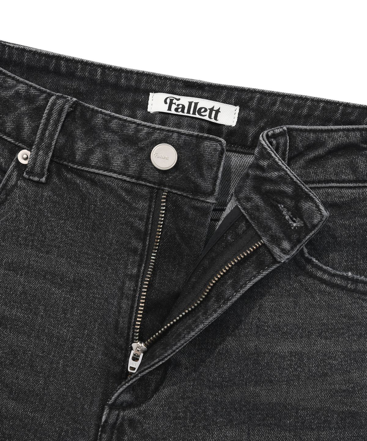 팔렛(FALLETT) 부츠컷 데님 팬츠 차콜