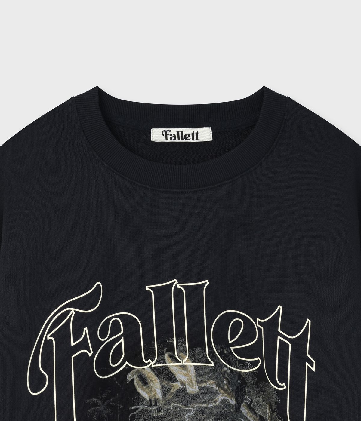 팔렛(FALLETT) 세렝게티 맨투맨 네이비