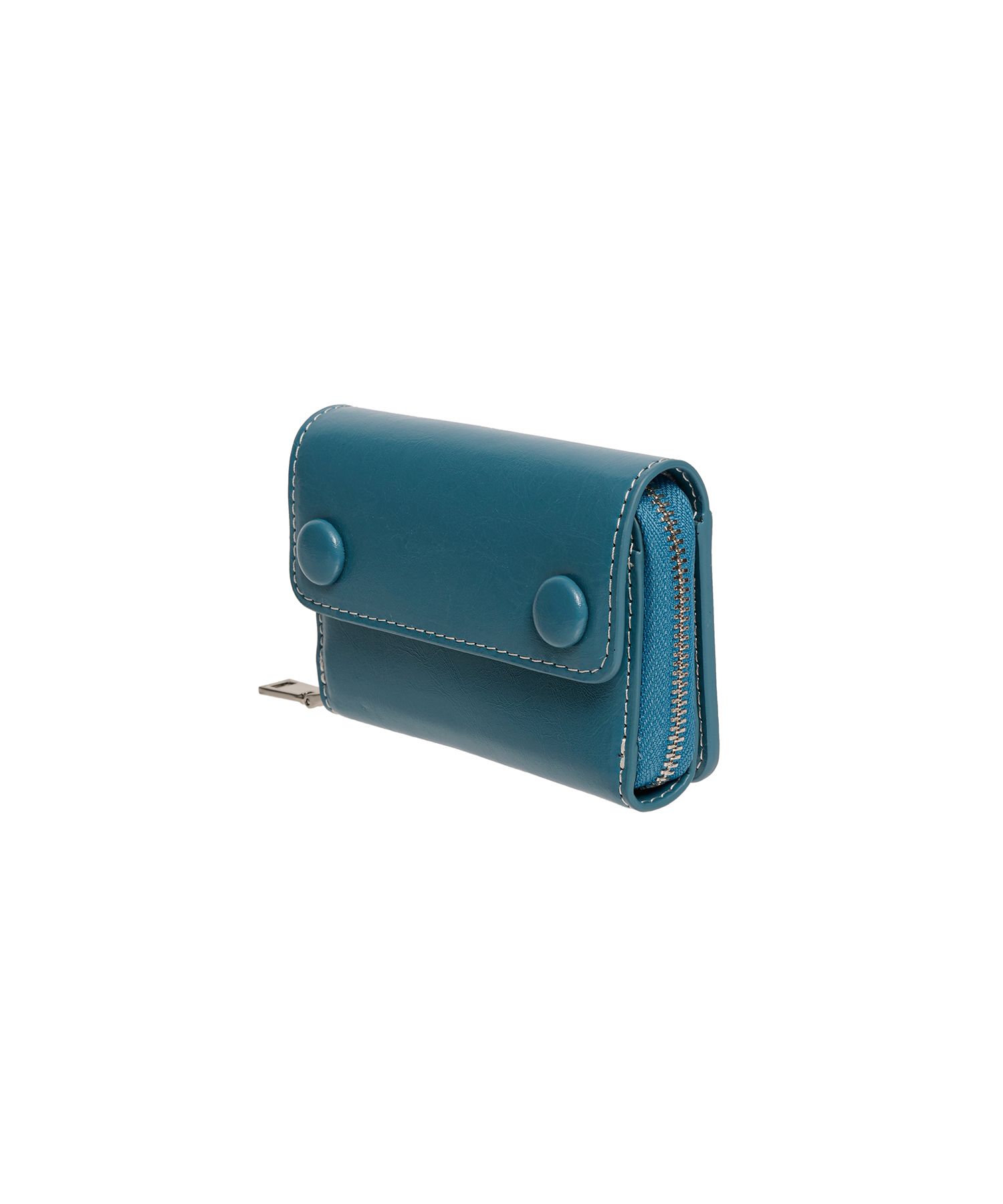 ◇LE MASQUE◇ Dot pocket coin zipper bill card wallet dusty MUSINSA公式 | LEMASQUE Dot pocket coin zipper bill card