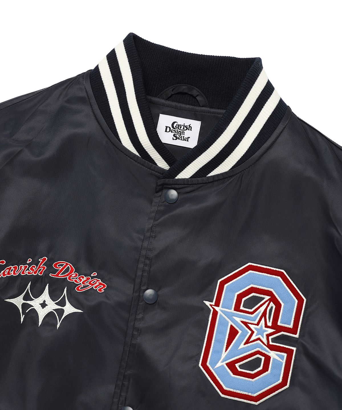 카비시(CAVISH) CVS BASEBALL JACKET NAVY(CV2ESUJ240A)