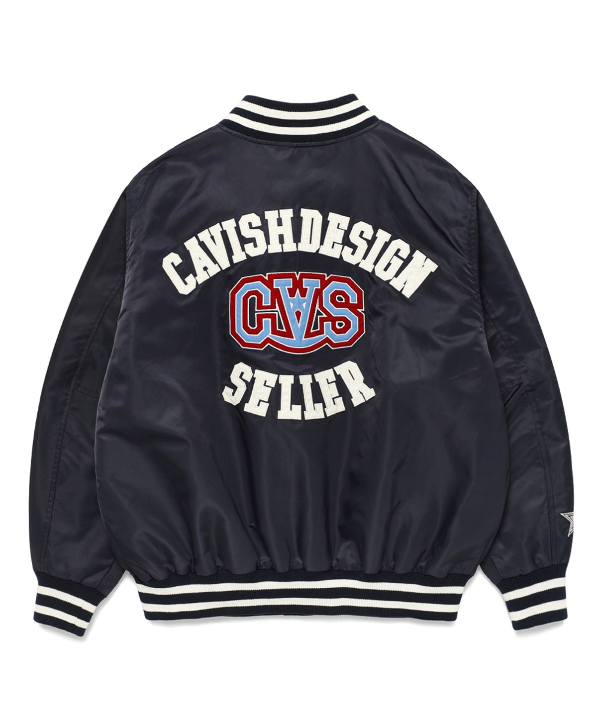 카비시(CAVISH) CVS BASEBALL JACKET NAVY(CV2ESUJ240A)