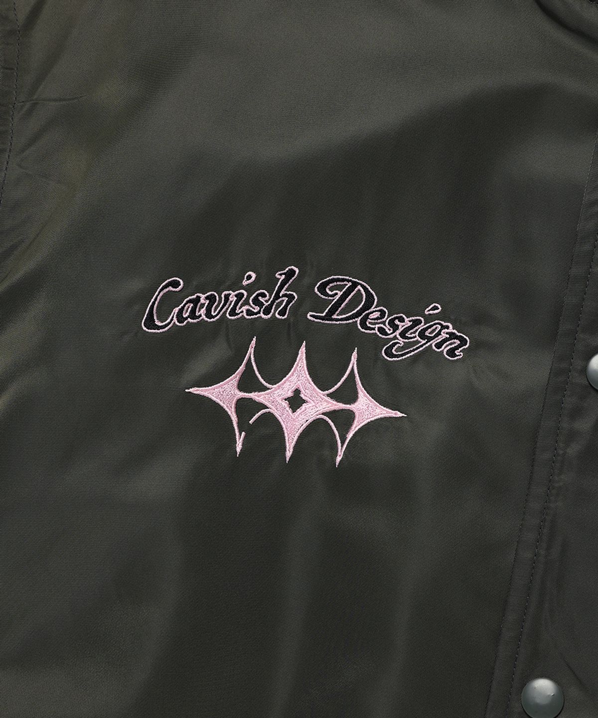 카비시(CAVISH) CVS BASEBALL JACKET CHARCOAL(CV2ESUJ240A)